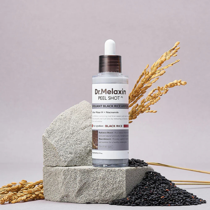 Combo DrMelaxin Rice & Black | Exfoliación Suave y Piel de Porcelana