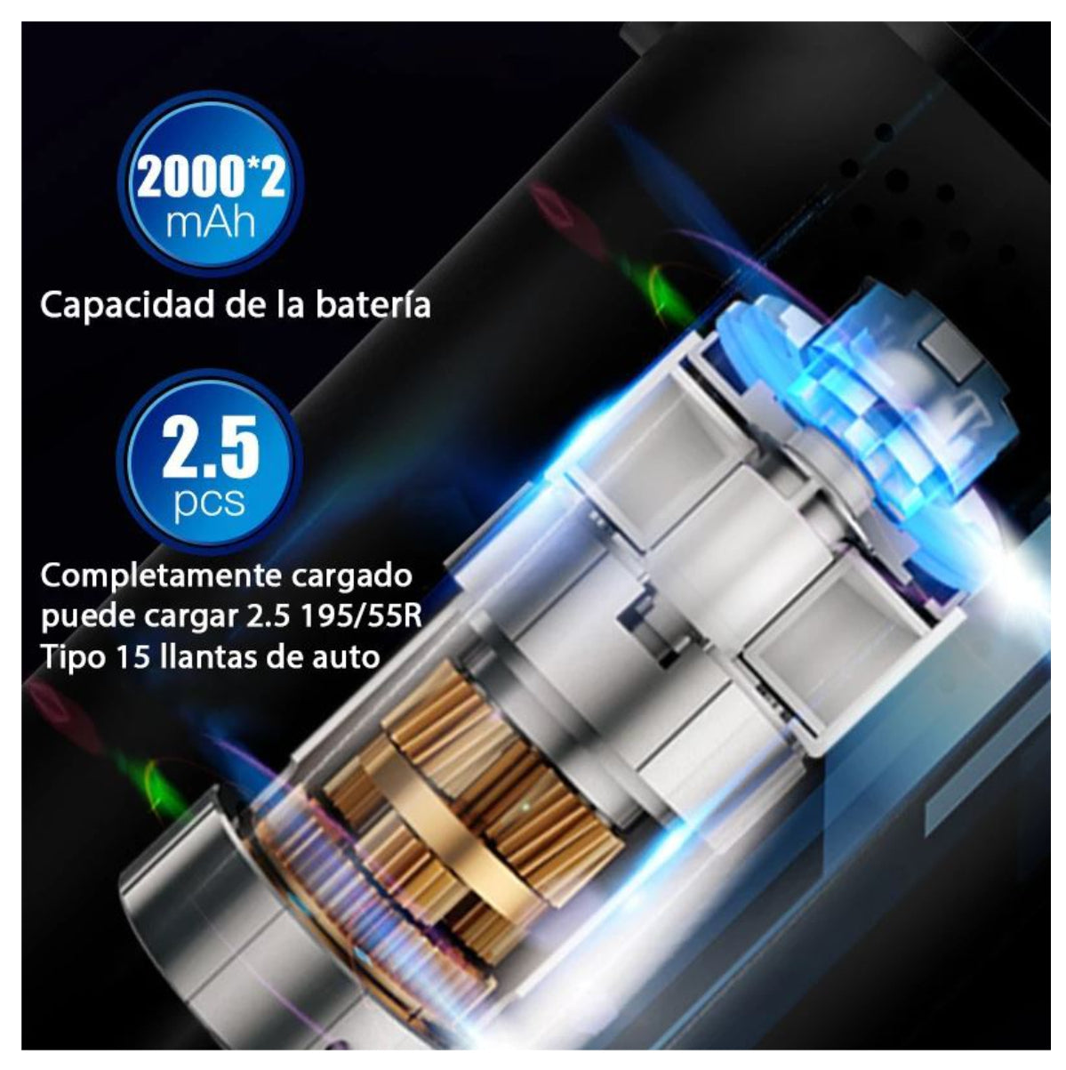 MIni Compresor TurboAir | Infla cualquier llanta en minutos, sin esfuerzo