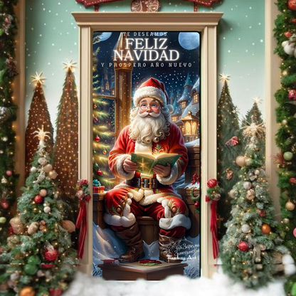 Funda Navideña DoorStyle | Transforma tu puerta en segundos