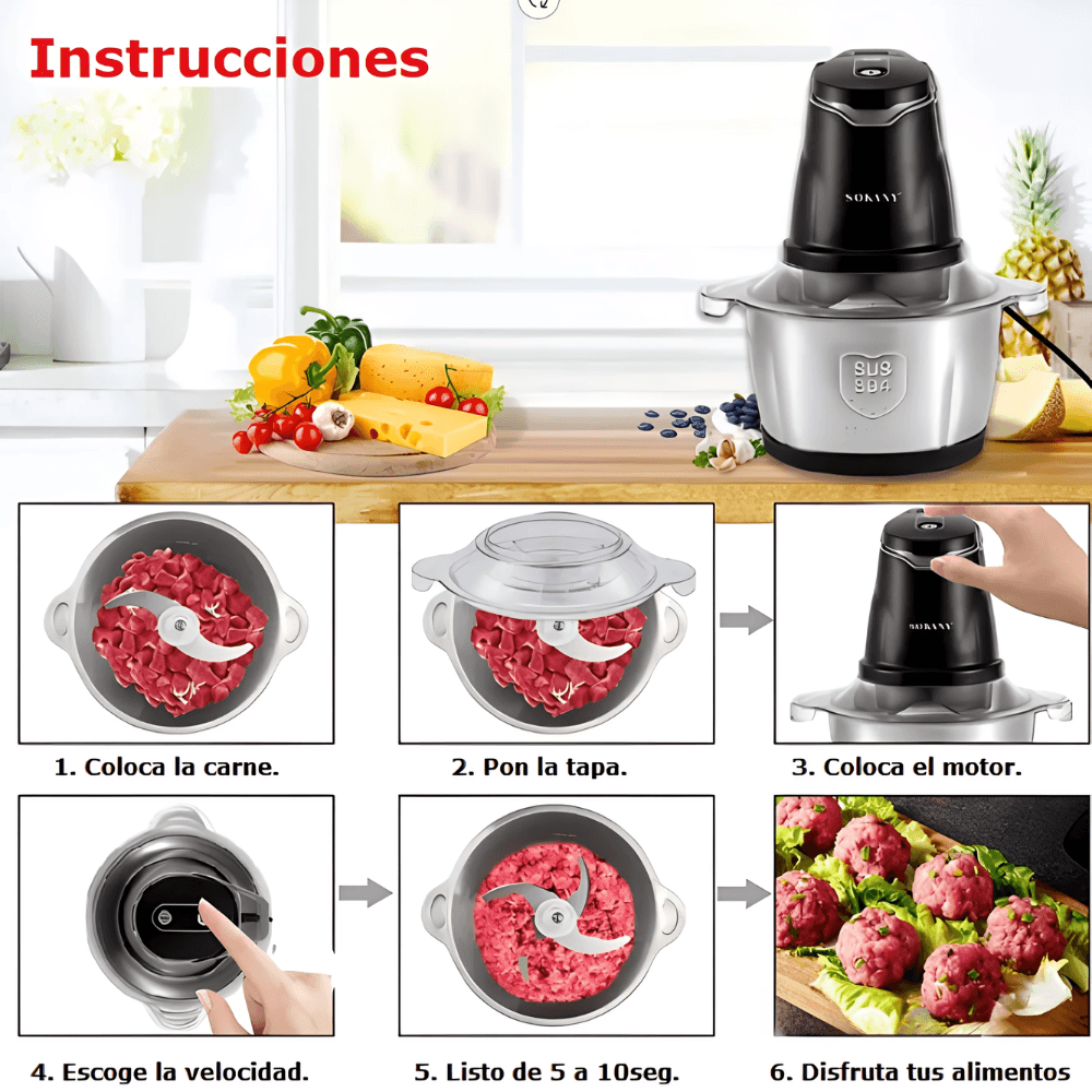 Pica Todo Sokany | Cocina rápido, fácil y sin esfuerzo